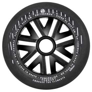 Powerslide 125mm/84Α Torrent Rain Wheels - Black